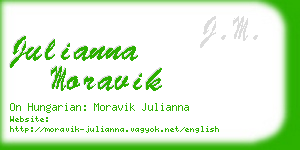 julianna moravik business card